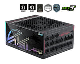 MSI MPG Ai1300TS PCIE5 enhed til strømforsyning 1300 W 24-pin ATX ATX Sort