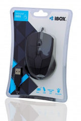 iBox i005 mus Ambidextrous USB Type-A Laser 1600 dpi