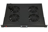Extralink 19\" RACK MOUNT FAN PANEL (4 FANS) WITH THERMOSTAT Blæserpanel
