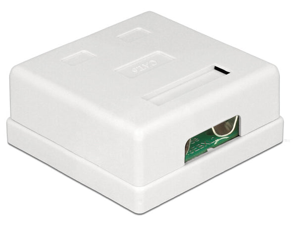 DeLOCK 86269 stikdåse RJ-45 Hvid