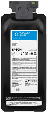 Epson SJIC48P-C blækpatron 1 stk Original Standard udbytte Blå
