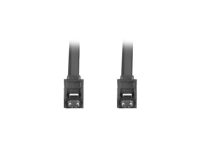 Lanberg CA-SASA-14CU-0030-BK SATA-kabel 0,3 m SATA 7-pin Sort