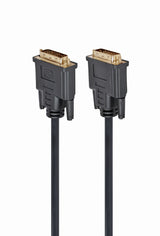 Gembird DVI-D/DVI-D 3m DVI kabel Sort