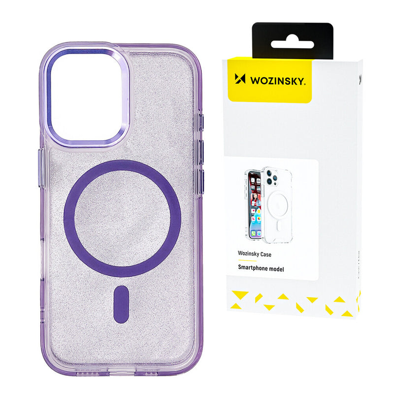 Wozinsky 5907769370922 mobiltelefon etui 17 cm (6.7") Cover Lilla, Transparent
