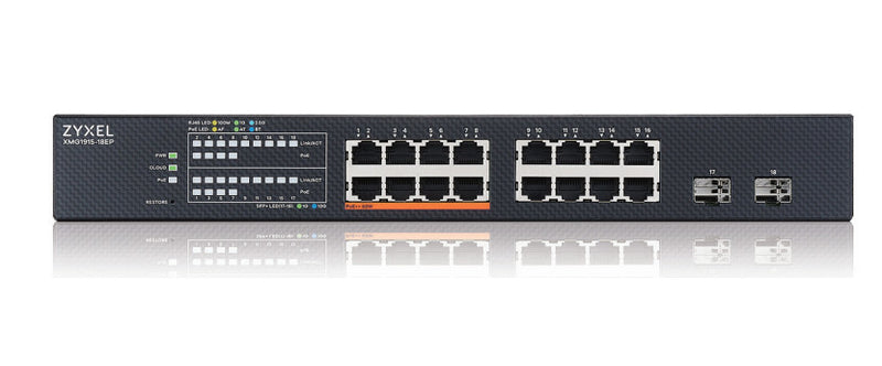 Zyxel XMG1915-18EP Administreret L2 2.5G Ethernet (100/1000/2500) Strøm over Ethernet (PoE)