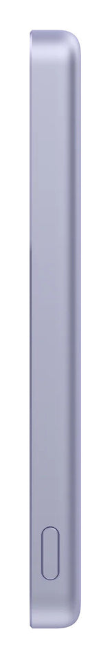 Xiaomi Super Slim Magnetic Power Bank 5000 Lithium-Ion (Li-Ion) 5000 mAh Trådløs opladning Violet