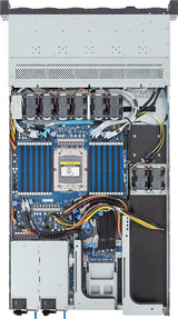GIGABYTE R163-ZG2-AAJ2 Rev. 3.x AMD SoC Socket SP5 Stativ (1U) Sort, Stål