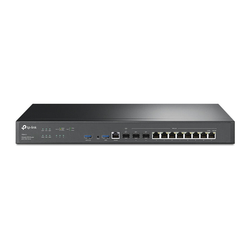 TP-Link Omada ER8411 kabelforbundet router Gigabit Ethernet Sort