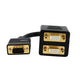 StarTech.com VGASPL1VV VGA kabel 0,3 m VGA (D-Sub) 2 x VGA (D-Sub) Sort