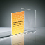 Sigel TA222 skilteholder & informationsstativ A5 Akryl Transparent