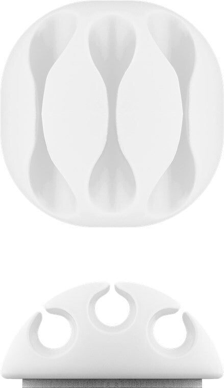 Goobay 70373 kabelorganisator Skrivebord Kabelstyringskanal Hvid 4 stk