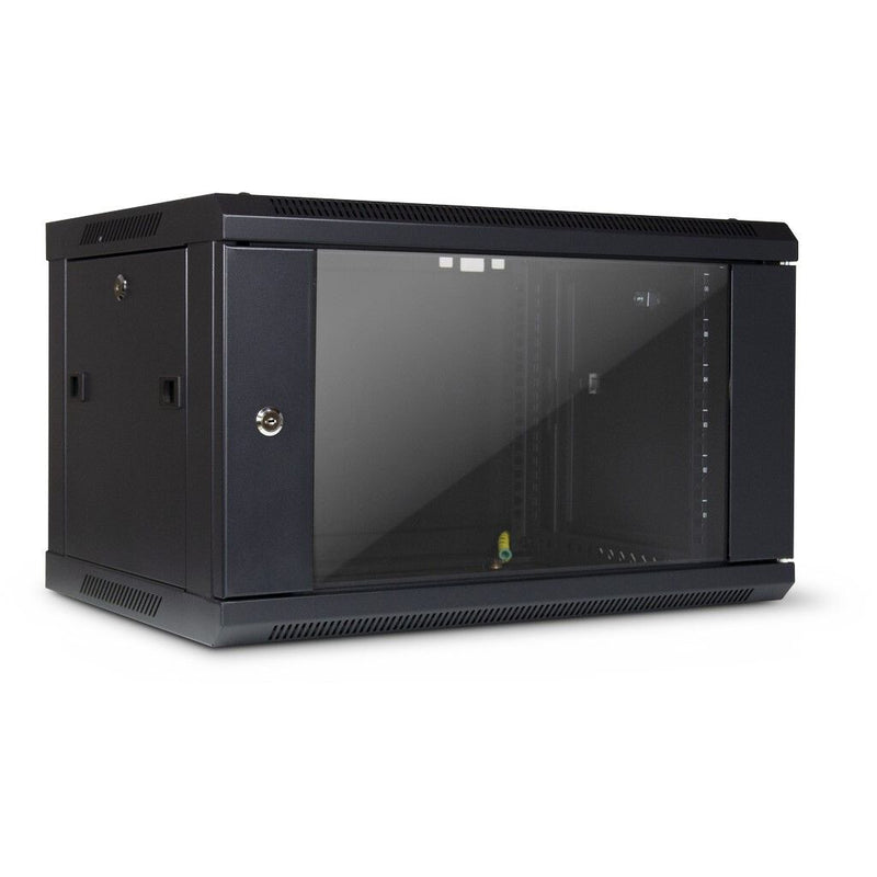 Inter-Tech SMA-6406 6U Vægmonteret stativ Sort