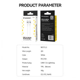 Wozinsky 5907769308772 Lightning kabel 1 m Hvid