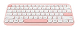 ASUS Marshmallow Keyboard KW100 tastatur Hjem Bluetooth QWERTZ Tysk Lyserød