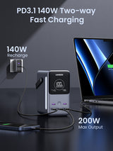 Ugreen Nexode Power Bank 48000 mAh Lithium Grå