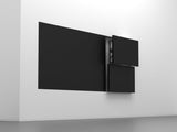 Multibrackets 9967 tv-beslag 139,7 cm (55") Sort