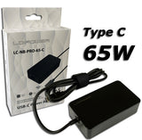 LC-Power LC-NB-PRO-65-C strømadapter og vekselret Indendørs 65 W Sort
