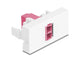DeLOCK 90846 fiber adapter LC 1 stk Lilla, Hvid
