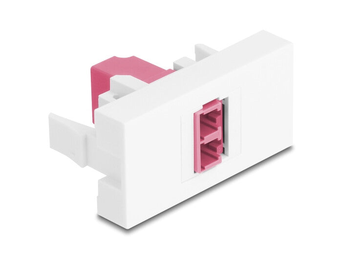 DeLOCK 90846 fiber adapter LC 1 stk Lilla, Hvid