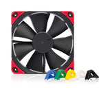 Noctua NF-F12 PWM chromax.black.swap Computerkabinet Ventilator 12 cm Sort