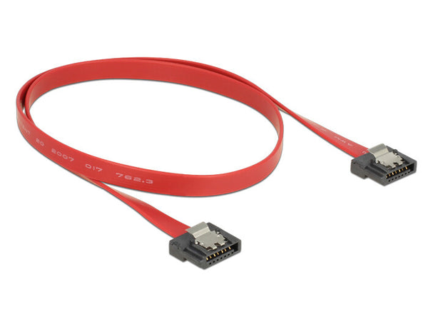 DeLOCK 0.5m SATA III SATA-kabel 0,5 m SATA 7-pin Rød