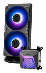 MSI MAG CORELIQUID A15 240 Bundkort, Processor Alt-i-en væskekøler 12 cm Sort 1 stk