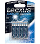 Tecxus LR03 4-BL Engangsbatteri AAA Alkaline