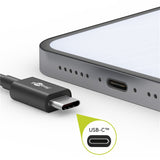 Goobay 49303 USB-kabel USB 2.0 2 m USB C 0,48 Gbit/sek. Grå, Sølv