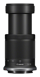 Canon RF-S 55-210 mm f5-7.1 IS STM MILC Telefoto zoomobjektiv Sort