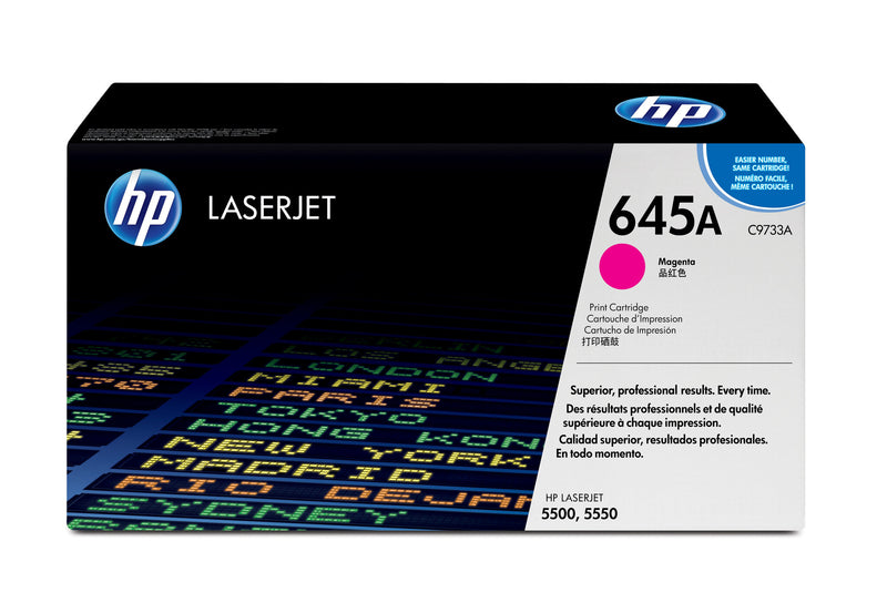 HP Original 645A LaserJet-tonerpatron, magenta