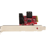 StarTech.com 6P6G-PCIE-SATA-CARD interface-kort/adapter Intern