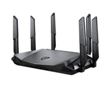 MSI RadiX AX6600 WiFi 6 Tri-Band trådløs router Gigabit Ethernet Tri-band (2,4 GHz / 5 GHz / 5 GHz) Sort