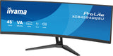 iiyama ProLite XCB4594DQSU-B1 computerskærm 113 cm (44.5") 5120 x 1440 pixel Dual QHD LED Sort