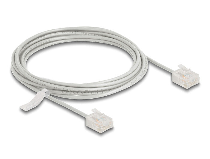 DeLOCK 80770 netværkskabel Grå 3 m Cat6 U/UTP (UTP)