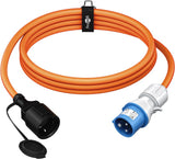 Goobay 76224 el-ledning Orange 5 m CEE7/3