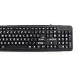 Esperanza EK129 tastatur HTPC USB QWERTY UK engelsk Sort