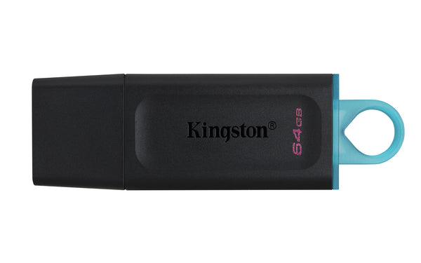 Kingston Technology DataTraveler Exodia USB 3.2 Flash-drev (sort + turkis) - 2 stk