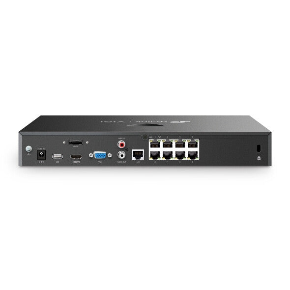 TP-Link VIGI NVR2008H-8MP Netværk videooptager (NVR) Sort