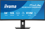 iiyama ProLite XCB3497WQSNP-B1 computerskærm 86,4 cm (34") 3440 x 1440 pixel UltraWide Quad HD LED Sort