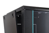 Digitus DN-37111 stativ 12U Vægmonteret stativ Sort
