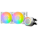 MSI MAG Coreliquid E240 WHITE Bundkort, Processor Alt-i-en væskekøler 12 cm Hvid