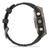 Garmin fēnix 8 Pro 3,56 cm (1.4") AMOLED 47 mm Digital 454 x 454 pixel Berøringsskærm Grafit, Titanium Wi-Fi GPS (satellit)