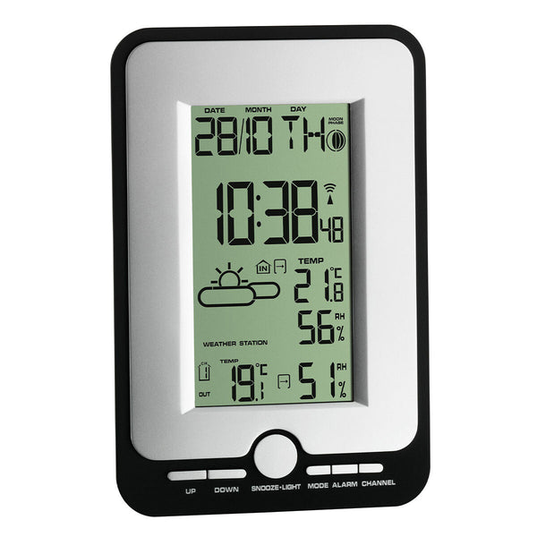 TFA-Dostmann Multy Sort, Sølv LCD Batteri