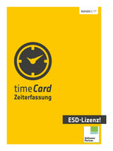 Reiner SCT timeCard time recording annual license, 25 employees, ESD, 1 year Kommerciel 1 licens(er) Elektronisk software download (ESD) 1 År 12 måned(er)