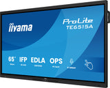 iiyama TE6515A-B1AG skilte display Interaktivt fladpanel 163,8 cm (64.5") Wi-Fi 550 cd/m² 4K Ultra HD Sort Berøringsskærm Indbygget processer Android