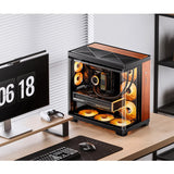 Jonsbo TK-4 Wood Tower Sort, Træ
