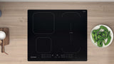 Indesit IB 65B60 NE Sort Indbygget 59 cm Zone induktionskogeplade 4 zone(s)