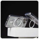 PanzerGlass CARE™ by ® Case Transparent m. Sølv Kickstand & MagSafe iPhone 16 Pro