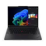 Lenovo ThinkPad T14 Gen 6 (AMD) Copilot+ PC AMD Ryzen AI 7 350 Laptop 35,6 cm (14") WUXGA 64 GB DDR5-SDRAM 1 TB SSD Wi-Fi 7 (802.11be) Windows 11 Pro Tysk Sort