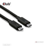 CLUB3D CAC-2501 Thunderbolt kabel 1 m 120 Gbit/sek. Sort